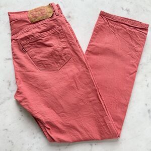 Levi's Men's Straight Jeans in Pink